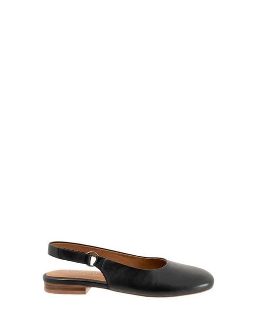 Softwalk® Blue Katy Slingback Flat