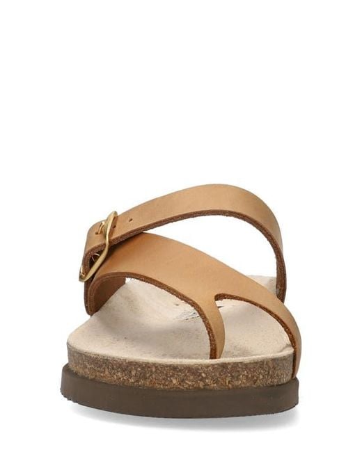Mephisto Brown Helen Toe Loop Sandal