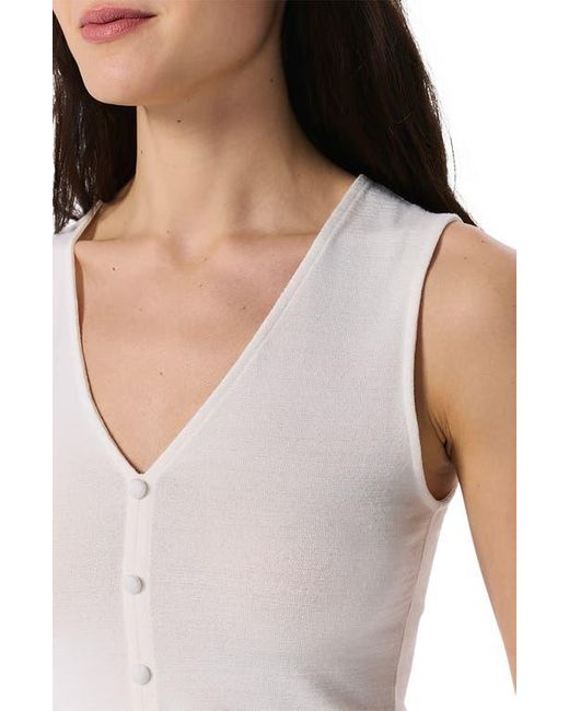 Rag & Bone Blue The Knit Button-Up Tank