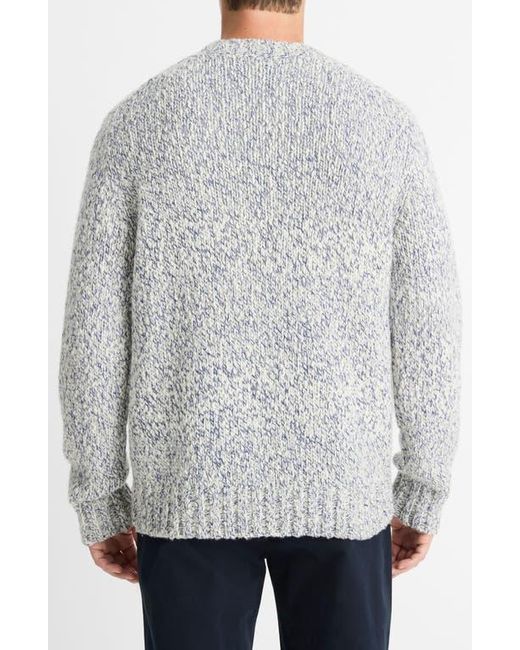 Vince Gray Mottled Marl Wool Blend Sweater for men