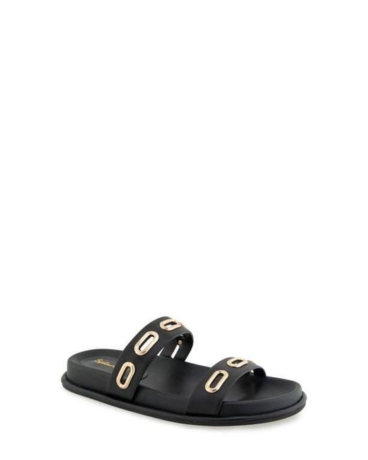 Splendid Black Carmen Slide Sandal