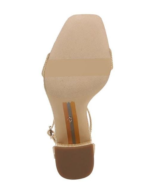 Sam Edelman Natural Daniella Ankle Strap Sandal