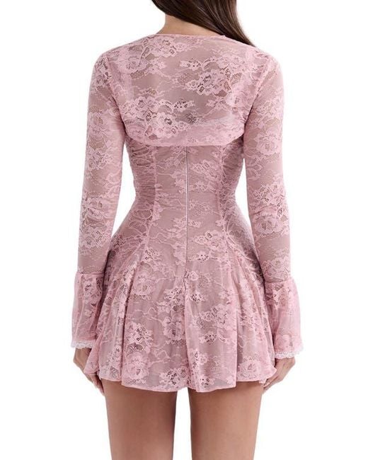 House Of Cb Alice Underwire Lace Minidress & Bolero in Pink | Lyst House Of Cb Alice Underwire Lace Minidress & Bolero in Pink | Lyst