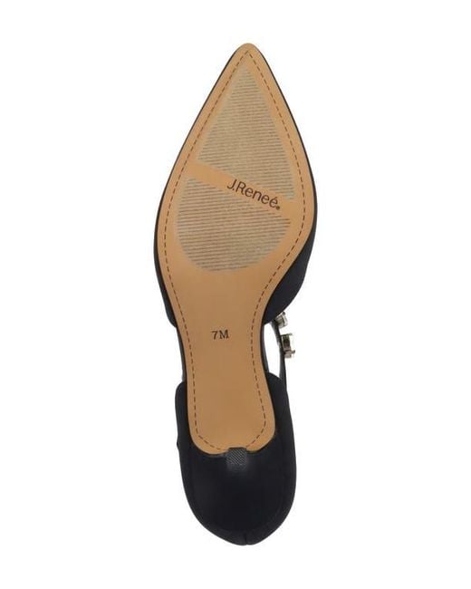 J. Reneé Black Mayven Pointed Toe Pump