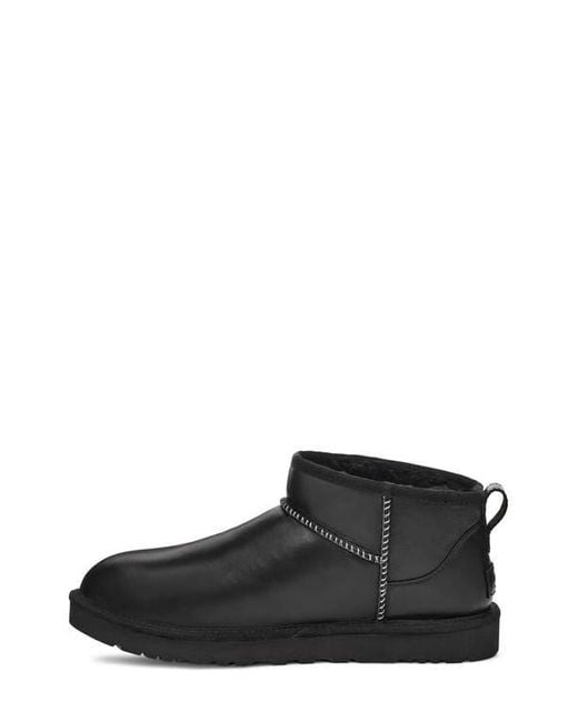 Ugg Black Classic Ultra Mini Regen Boot for men
