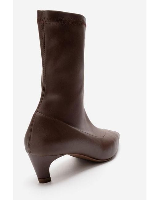 Prologue Shoes Women's Brown Alora Kitten Heel Boot