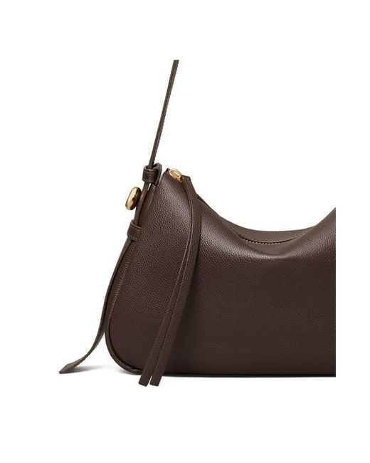 Tory Burch Brown Romy Leather Shoulder Bag