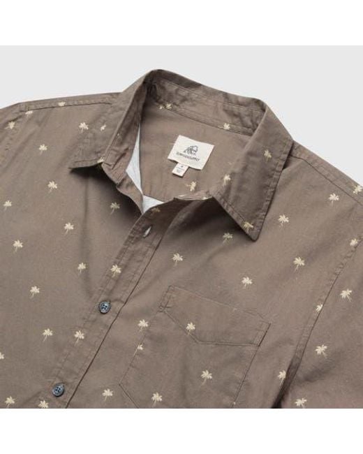 Surfside Supply Natural Joey Palm Shirt for men