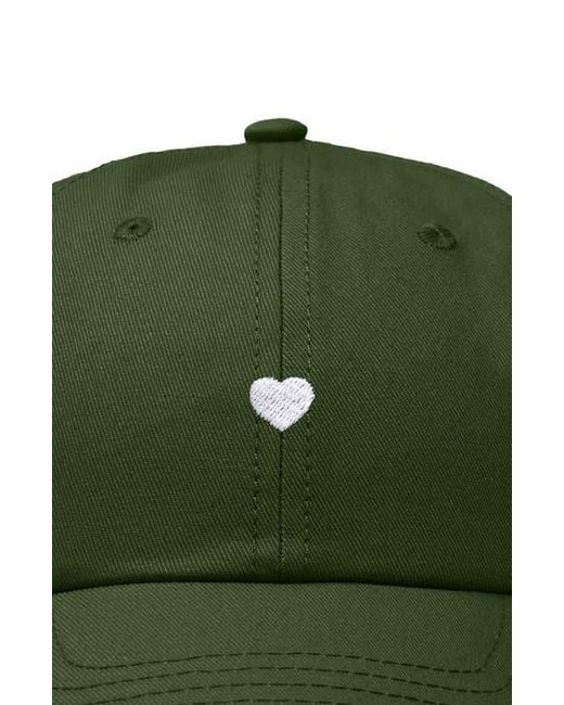 Alix Green Lil Heart Dad Cap