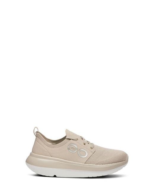 OOFOS Natural Oomy Stride Sneaker