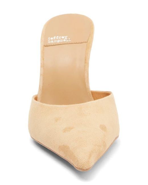 Jeffrey Campbell White Robyn Pointed Toe Mule