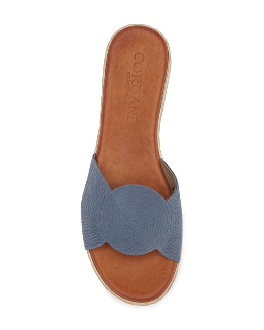 Cordani Multicolor Britta Espadrille Platform Wedge Slide Sandal