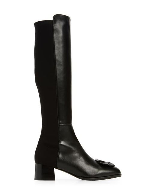 Stuart Weitzman Black X Sandy Liang Knee High Boot