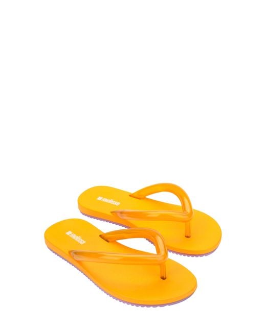 Melissa Orange Airflow Flip Flop