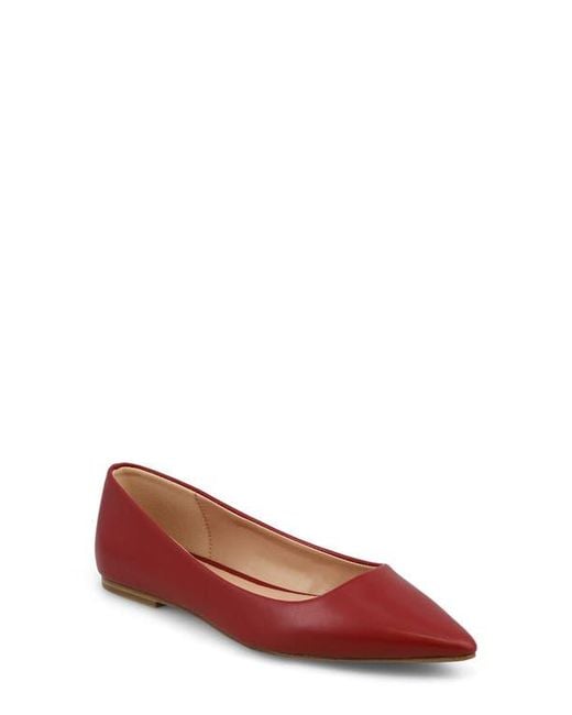 MIA Red Avi Pointed Toe Flat