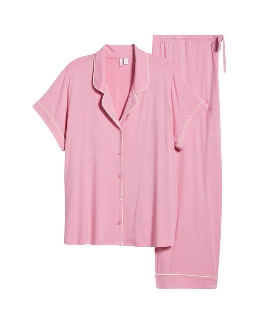 Nordstrom Pink Moonlight Crop Pajamas