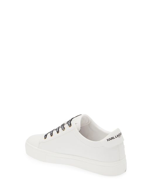 Karl Lagerfeld White Cammy Sneaker