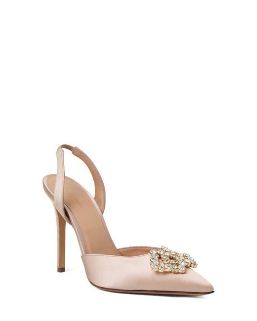 Bruno Magli Metallic Moda Slingback Pointed Toe Pump