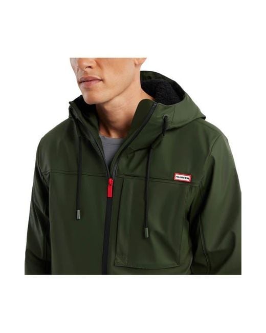 Hunter Green Mill Waterproof Rain Jacket for men