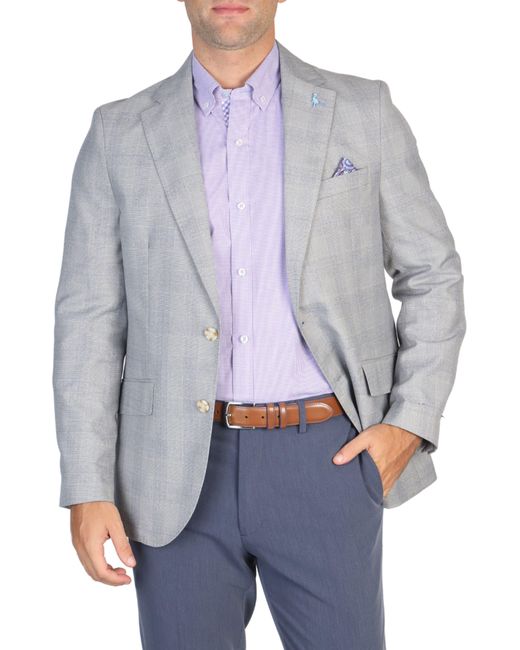 Tailorbyrd Gray Shadow Plaid Sport Coat for men