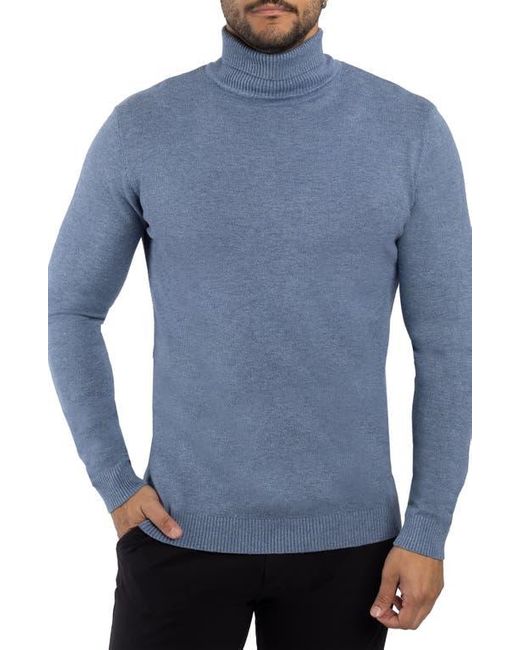 Xray Jeans Blue Turtleneck Pullover Sweater for men