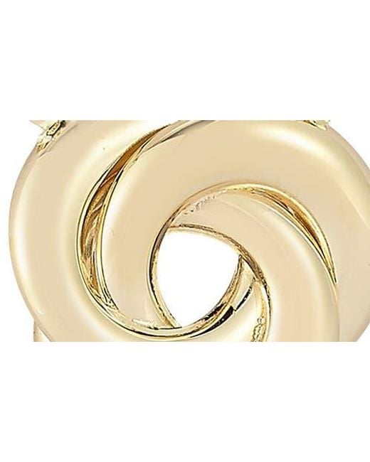 Ember Fine Jewelry Metallic 14K Love Knot Pendant Necklace