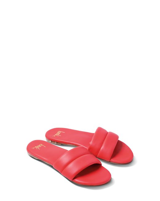 Beek Red Sugarbird Slide Sandal
