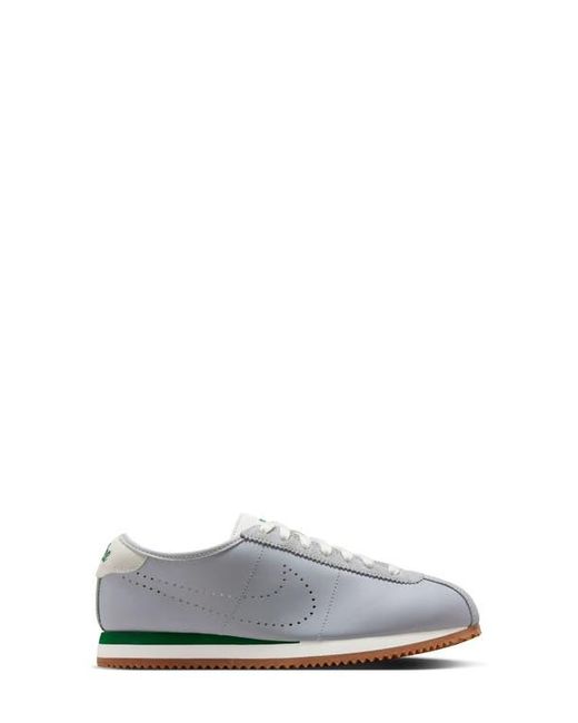 Nike Gray Cortez Leather Sneaker