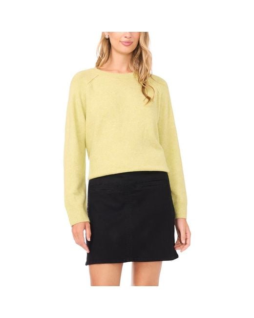 Vince Camuto Yellow Raglan Sleeve Sweater