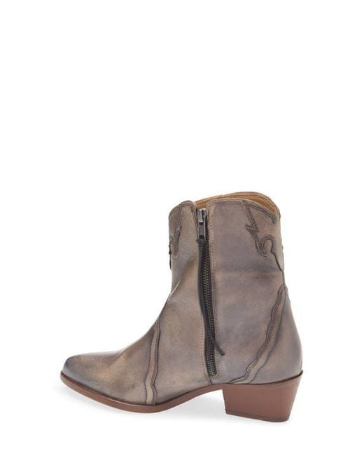 Free People Brown New Frontier Western Bootie