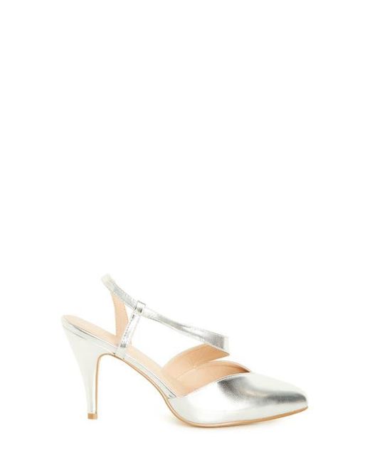 City Chic White Helen Slingback Pump