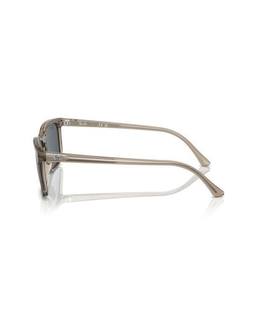 Ray-Ban Blue 59Mm Rectangular Sunglasses for men