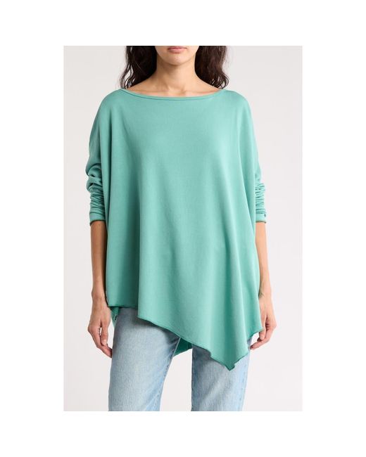 Go Couture Green Asymmetric Hem Sweater