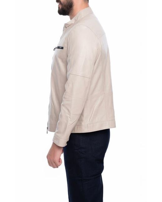 VELLAPAIS Natural Soft Leather Jacket for men