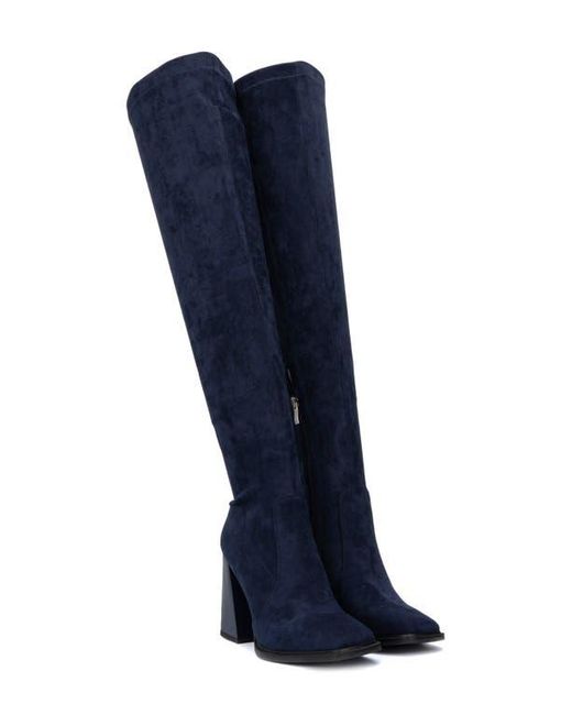 TORGEIS Blue Sasha Over-The-Knee Boot