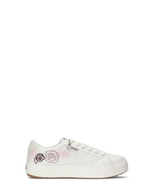 Keds White Park Platform Sneaker