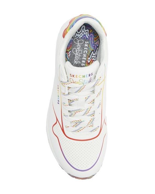 Skechers White Street Jen Stark Uno Sneaker