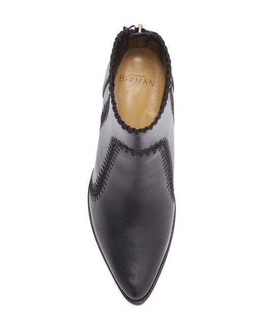 Alexandre Birman Black Benta Whipstitch Bootie