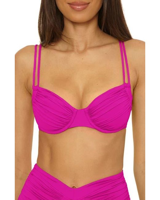Becca Purple Color Code Underwire Bikini Top
