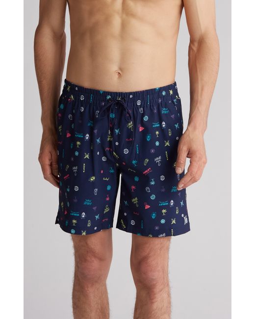 Hurley Blue Have Fun Volley Swim Trunks for men
