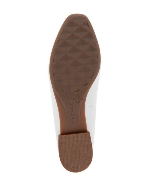 Aerosoles White Amara Mule