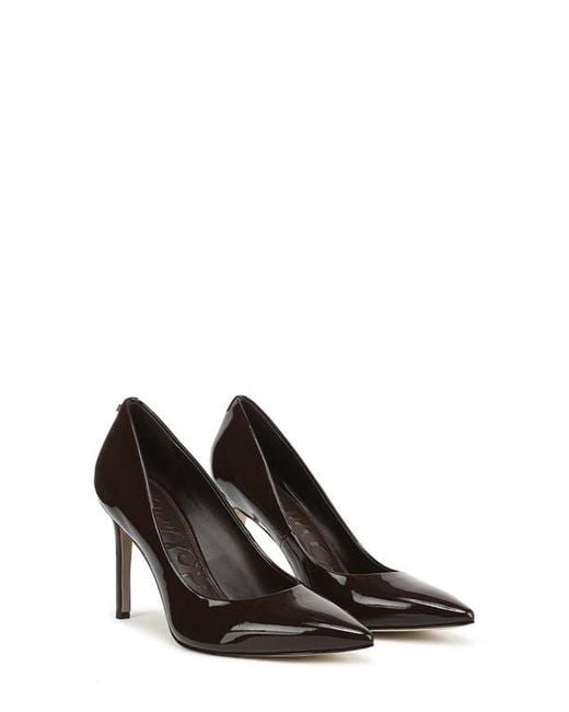 Sam Edelman Black Hazel Pointed Toe Pump