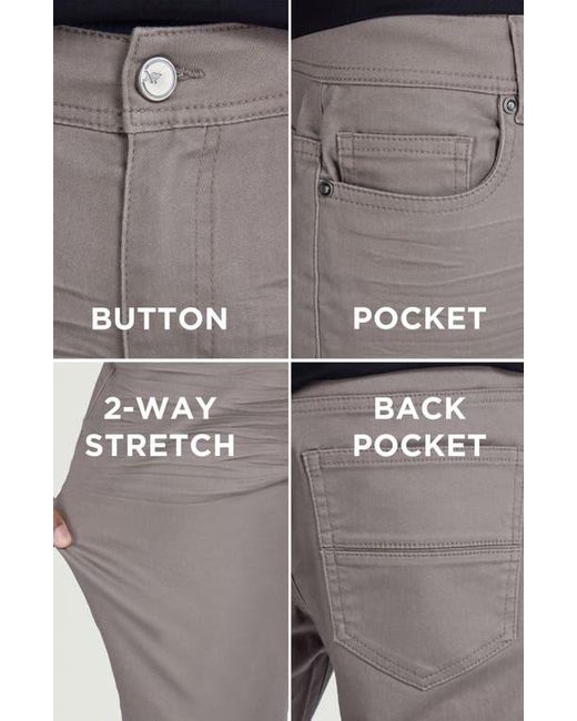 Xray Jeans Gray Skinny Twill Stretch Jeans for men