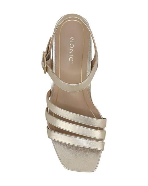 Vionic Natural Nora Ankle Strap Sandal