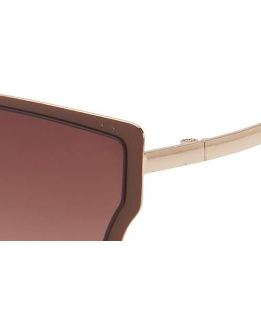 Vince Camuto Metallic Metal Cat Eye Sunglasses