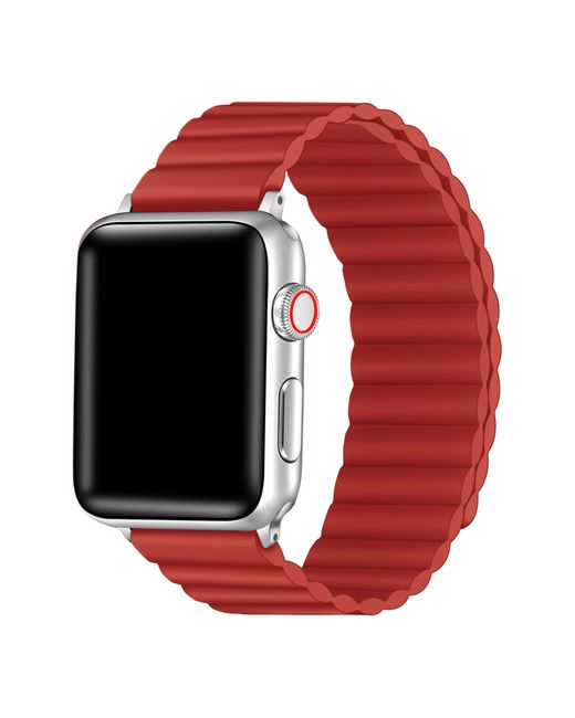 The Posh Tech Red Magnetic Silicone Apple Watch® Watchband