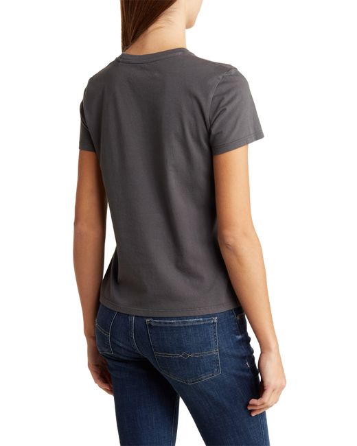 Levi's The Perfect Graphic T-shirt in Black | Lyst