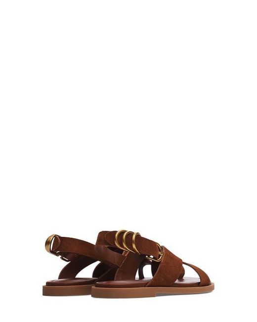 Rag & Bone Brown Gia Toe Loop Sandal