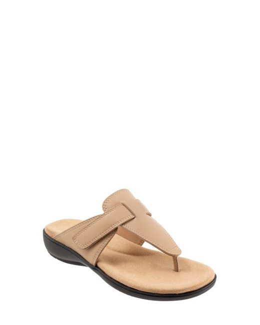 Trotters Natural Robin Flip Flop