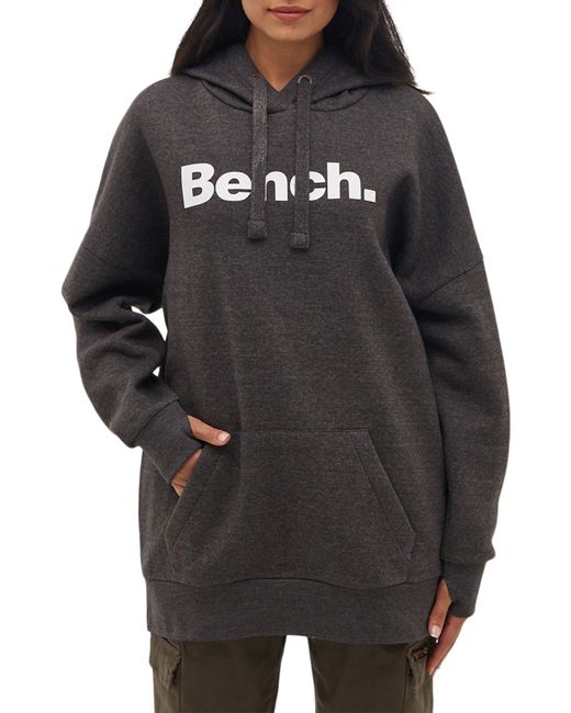 Bench top longline hoodie